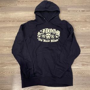 independent mf doom x ny hoodie size xl but fits medium/large better